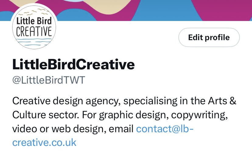How to use your toolkit from Little Bird To Go - example of a Twitter profile header